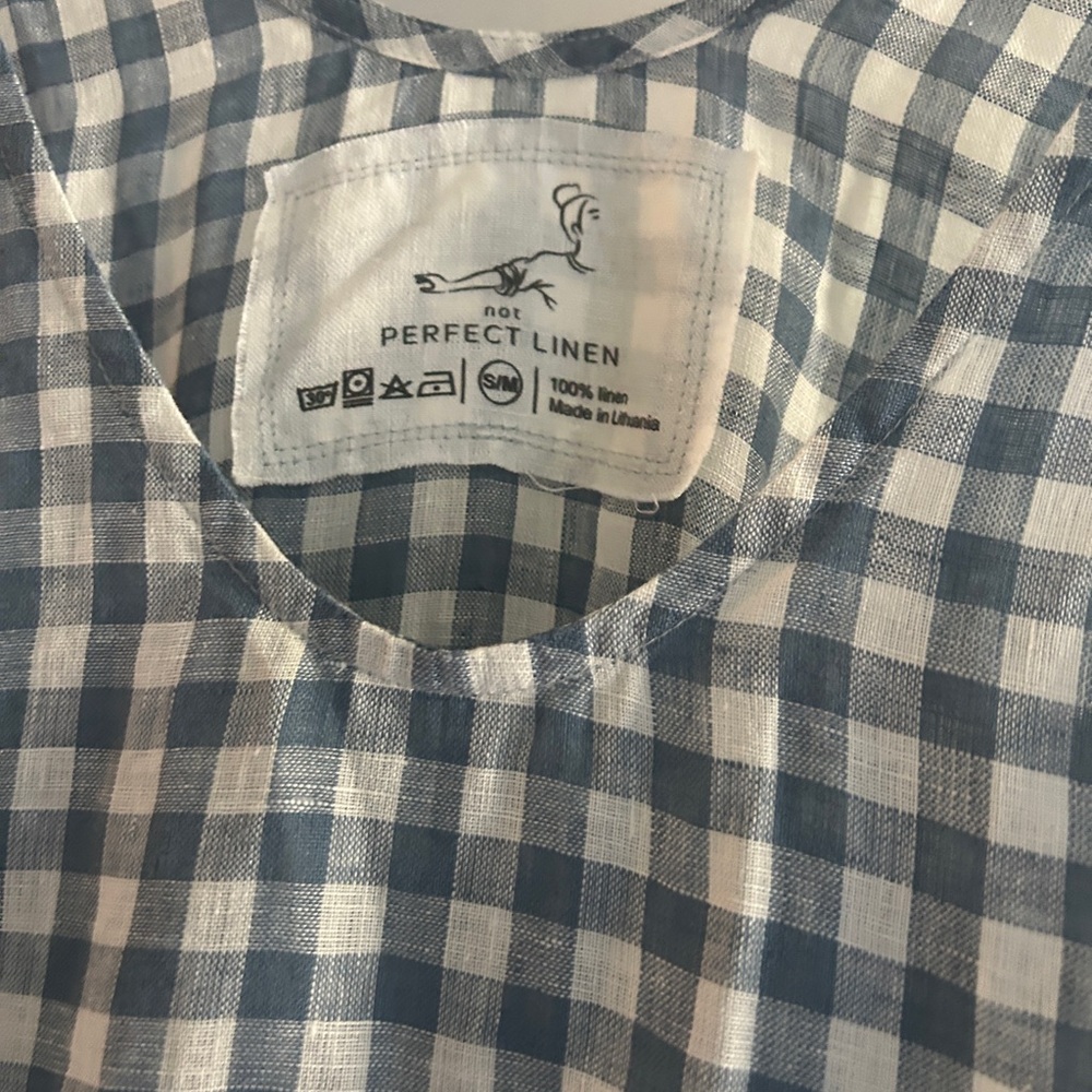 notPERFECTLINEN Gingham Dress - Picture 2 of 6